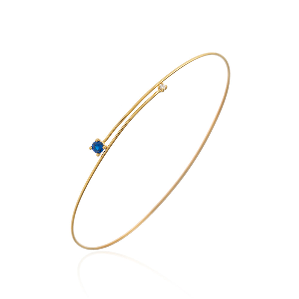 Pulsera Rigida CZ ZA 58m DO