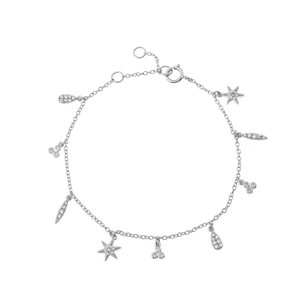 Pulsera Circonita - Charms