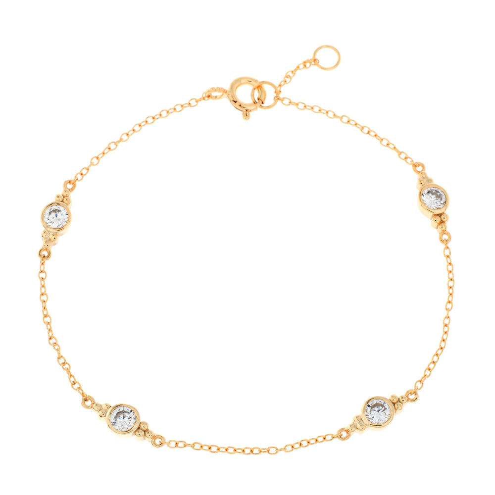 Pulsera Circonita - CZ 4mm