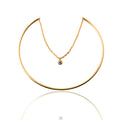 Pulsera Circonita - Rigida con Cadena