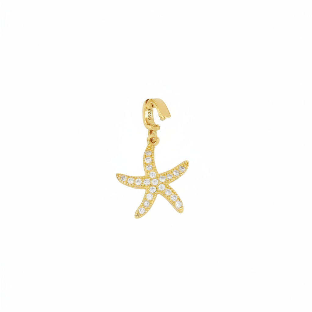 Colgante Estrella de Mar Dorada