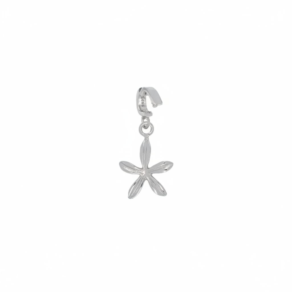 Colgante Flor Plata