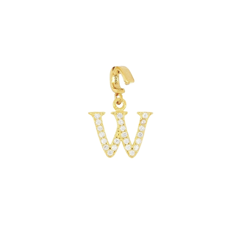 Colgante con porta charm en plata 925 bañada en oro
